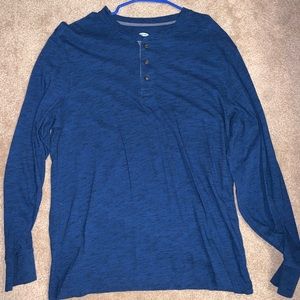Men’s large Long sleeve Henley